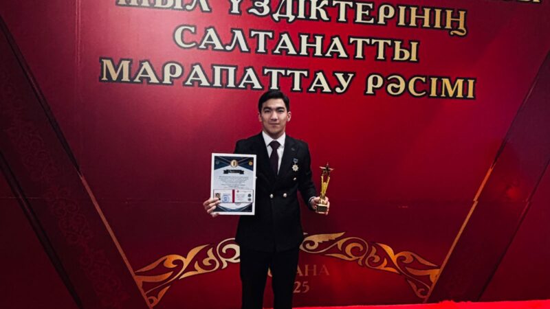 Театр өнері факультетінің білім алушысы «Жылдың үздік студенті» республикалық байқауында жеңімпаз атанды