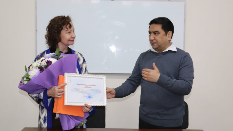 Мастер-классы в Государственной академии хореографии Узбекистана