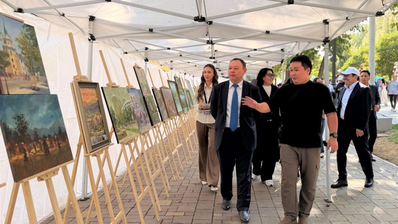 THEMATIC EXHIBITION OF YOUNG ARTISTS DEDICATED TO ALMATY CITY DAY